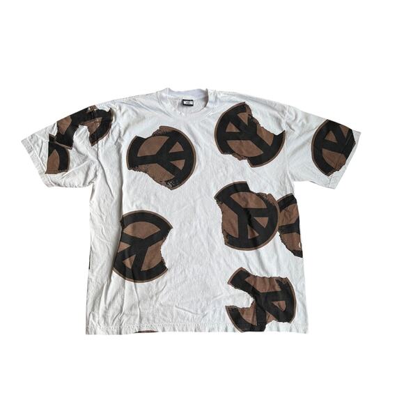 Babylon Peace AOP AlloverPrint White T-Shirt Mens 2XL - Picture 1 of 4